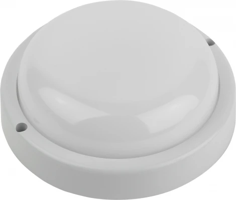 Настенно-потолочный светильник светодиодный со свето-шумовым датчиком ЭРА SPB-201-2-65K-012 (220V, круглые, IP65)