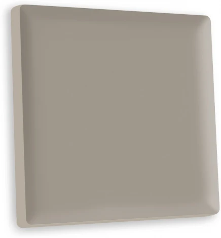 Лицевая панель Ambrella Volt ALFA (Серо-бежевый матовый) для 1-клавишных выключателей QUANT AP3610
