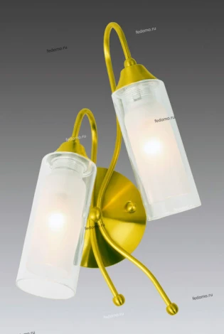 Бра N-Light B-423 B-423/2 (P-383) satin gold