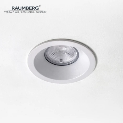 Встраиваемый светильник Raumberg Terra F TerraF\Wh\7W3000K White Led 7w 3000K