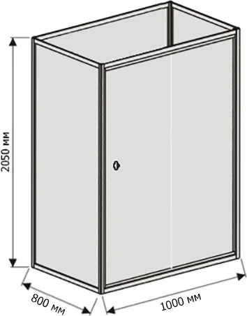 Душевая кабина RGW Andaman OLB-207 80x100 см, профиль хром