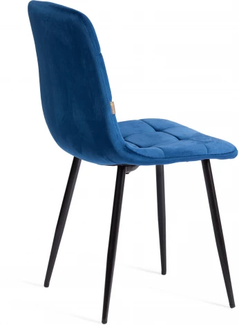 Стул CHILLY (mod. JSC-220) / 2 шт. в упаковке Tetchair (Велюр,Металл /Синий) арт.24560