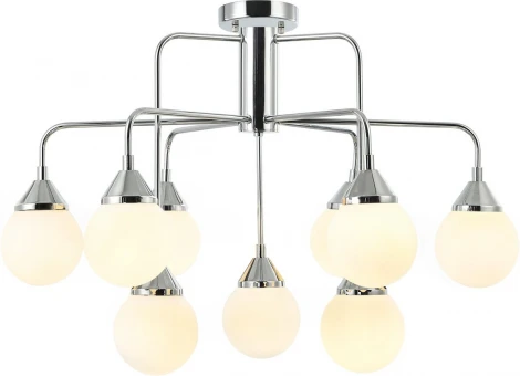 Потолочная люстра на штанге Stilfort Saturn 2125/09/09P (220V, шарики)