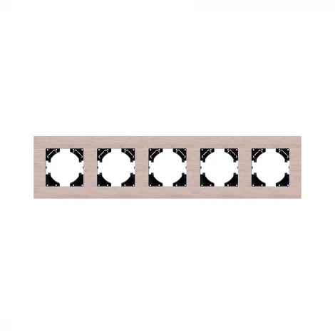 Рамка 5-постовая золотой Kollinger Reflex AL RA5GD