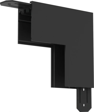 Угловое соединение стена-потолок накладной Smart, черный TR2108-BK Denkirs