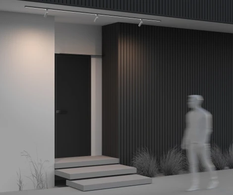 Трековый светильник низковольтный, уличный, светодиодный LED 48V 8W Maytoni Focus Led O-TR01-1-S-8WW3K