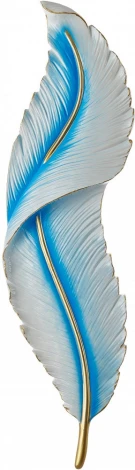 Бра светодиодное Arte Milano AM-268101 269101/D180/H880/27W/3K Bl (220V, перо)