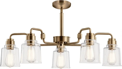 Потолочная люстра на штанге Kichler Aivian KL-AIVIAN5-WBR (220V)