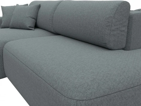 Диван угловой Лига-036 НПБ Модерн левый угол Лига Диванов (Рогожка) арт.124700L