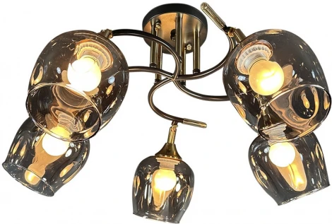 Потолочная люстра Seven Fires Mouzes SF3328/5C-CF-FGD-SMK