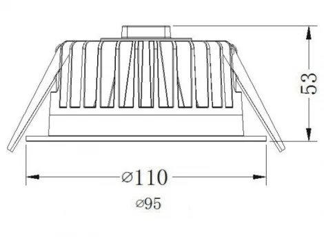 Встраиваемый точечный светильник Deko-Light COB 565010 (LED, круглые)
