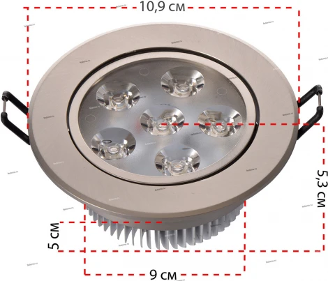 Встраиваемый точечный светильник MW-Light Круз 637013006
