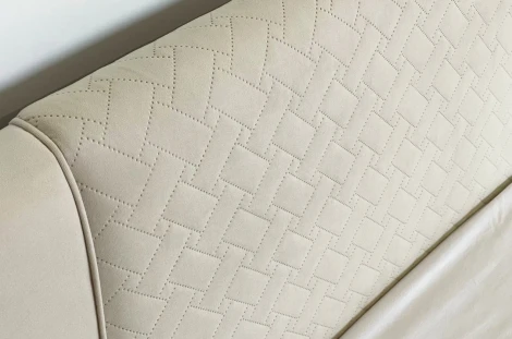 Кровать с подъемным механизмом Хлоя 160х200 см Mebelson (ДСП,Ткань/Кремовый) арт.ZP.KM1.6-24.2081