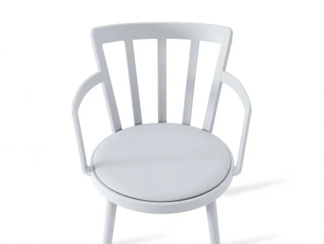 Комплект стульев Sudoku 4 шт. ОГОГО Обстановочка! 966401 (Пластик,Экокожа/Белый)