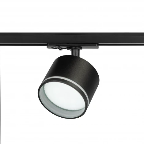 Трековый светильник однофазный 220V ЭРА TR75 - GX53 BK