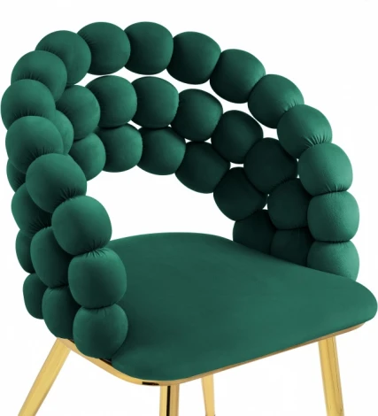 Стул на металлокаркасе Woodville Ball beige / gold