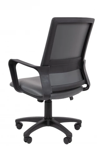 Офисное кресло Chairman 606 Россия экокожа серая 7215745