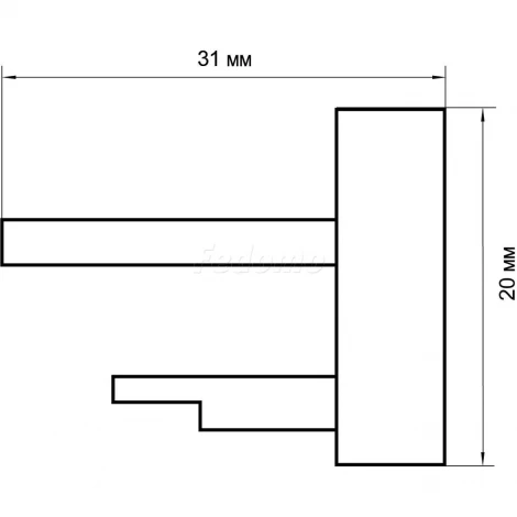 Заглушка Lightstar Barra 502166