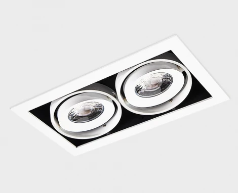 Карданный поворотный встраиваемый светильни Italline DL 3033 white 4000K (LED, 220V, IP44)