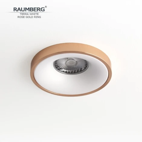 Встраиваемый светильник Raumberg TerraWh\RGd White\Rose Gold
