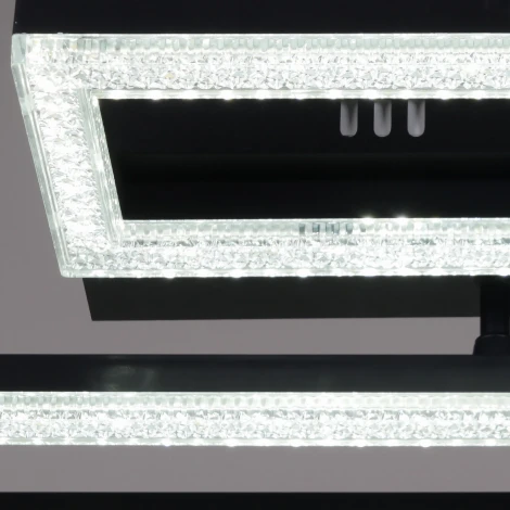 Потолочная люстра светодиодная с регулировкой цветовой температуры, яркости и ночным режимом Reluce 89560-0.3-02B BK