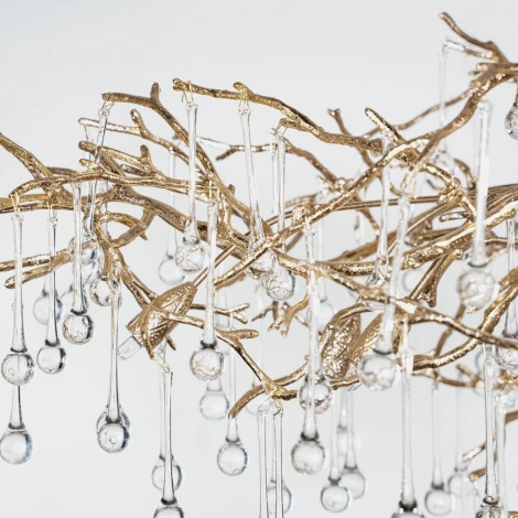 Подвесная люстра Loft It Bijout 10067/1500 GD (220V, на тросе, ветки)