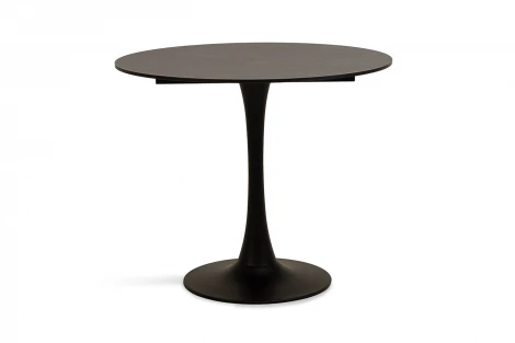 "Тюльпан" стол из HPL круглый Ø70см, цвет "серый гранит" 4SIS GRAY-R70-CHIN(MI-81)