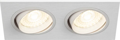 Встраиваемый точечный светильник ЭРА KL92-2 WH (12V)