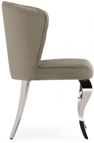 Стул Woodville на металлокаркасе Edwin light beige / steel 15389