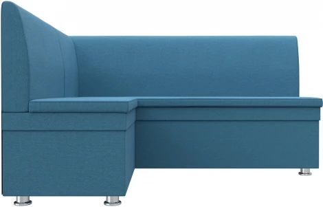 Диван кухонный угловой Уют левый угол (Голубой/Рогожка) Лига Диванов арт.124134L