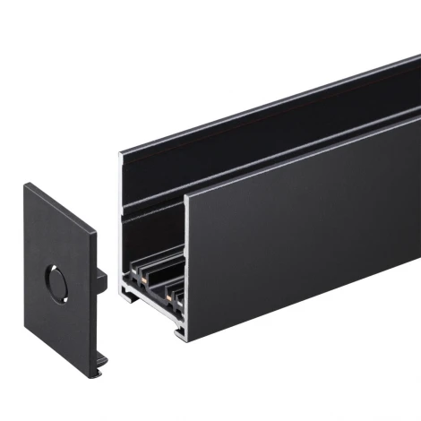 Шинопровод трехфазный накладной/подвесной Novotech Vector 135300 черный 2м IP20 90-240V