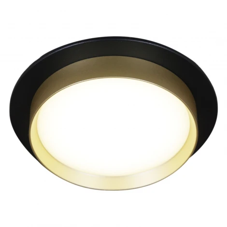 Точечный светильник Reluce 53005-9.0-001RLD GX53 BK+GD