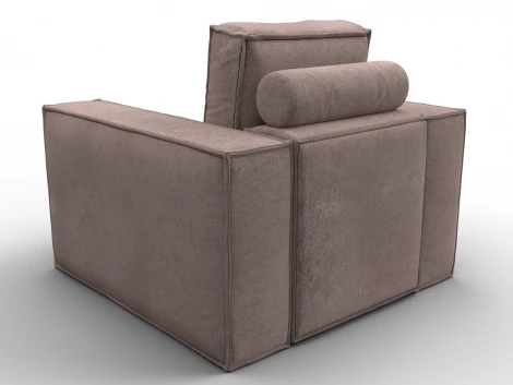 Кресло Лига-081 НПБ (ДСП,Велюр/Бежевый) Лига Диванов 134989