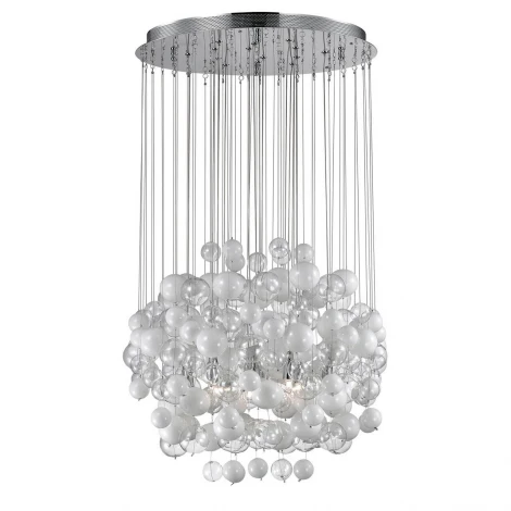 Подвесная люстра Ideal Lux Bollicine SP14 BIANCO