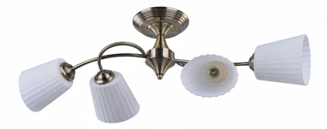Потолочная люстра IDLamp Dorothea 879/4PF-Oldbronze