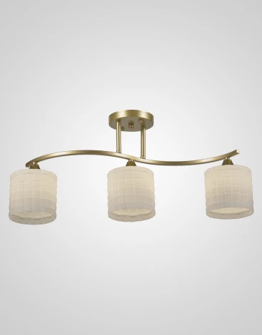 Потолочная люстра на штанге Мелодия Света SL1N SL6789-3 GD 000066023