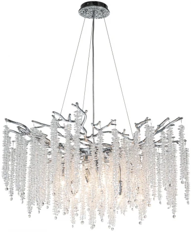 Подвесная люстра хрустальная Stilfort Eiva 2167/09/10P (220V, на тросе)