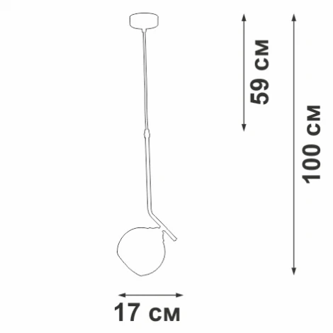 Подвесной светильник V43950-13/1S Vitaluce