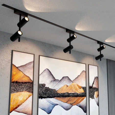 Трековый светильник Novotech Smal 359272 SHINO черный для низковольтного шинопровода IP20 LED 16W 48V 1360Лм 3000К (круглые)