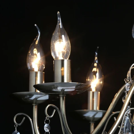 Подвесная люстра De City Аврора 371015408 (220V, на цепи, свеча)