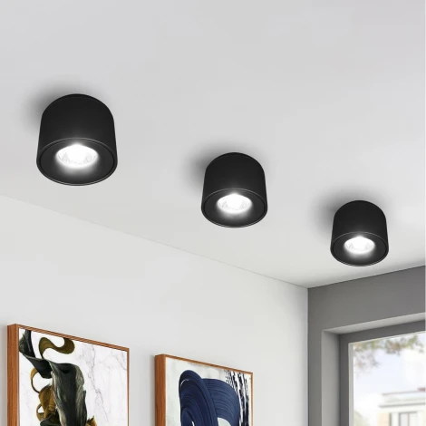 Накладной светильник Loft It Tictac 10219 Black 4000K (LED, 220V, круглые)