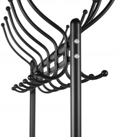 Вешалка напольная на колесах М 11 чёрный от фабрики Mebelik