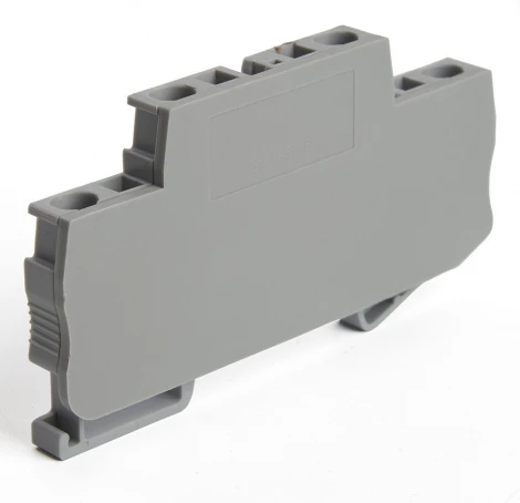 Торцевая заглушка для ЗНИ (серый) 4 мм2 Stekker 39990