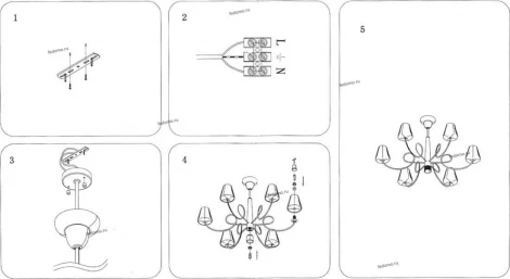 Потолочная люстра Lightstar Vortico 814094