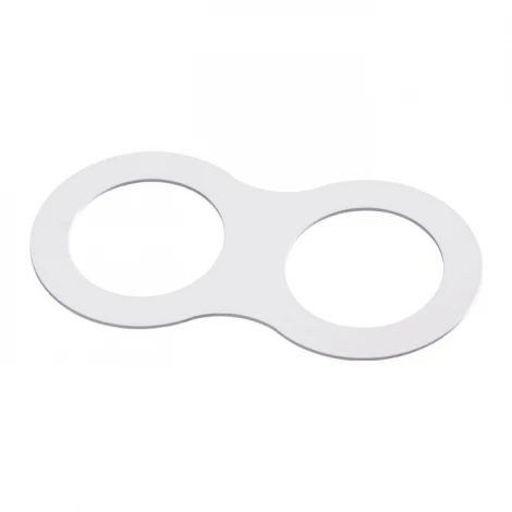 Рамка для двух встраиваемых светильников Novotech Metis, овал, белый