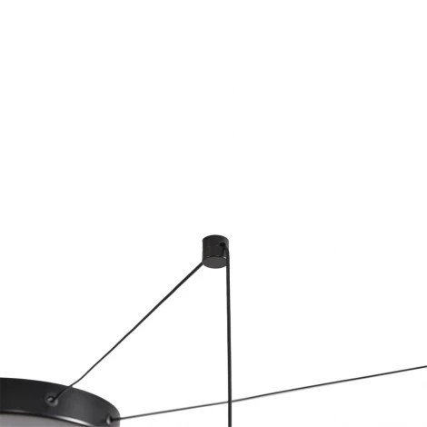 Люстра подвесная Lumion Stick 8400/27L черный/белый, металл/акрил LED 9*3W 3000K 220V