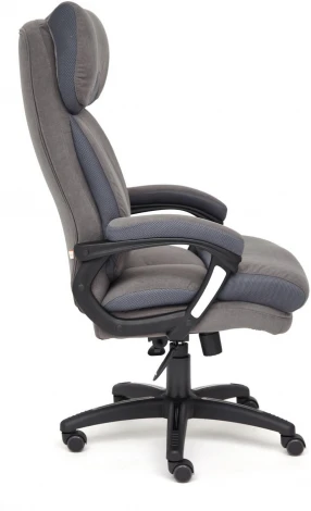 Кресло DUKE (Флок,Ткань /Серый)