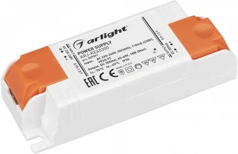 Блок питания ARJ-KE60300 (18W, 300mA, PFC) (IP20 Пластик) 027591 Arlight ARJ