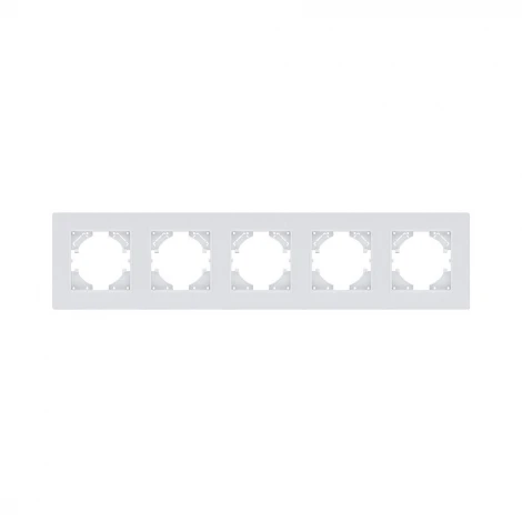 Рамка 5-постовая белый Kollinger Eleganz Plex EP5WH