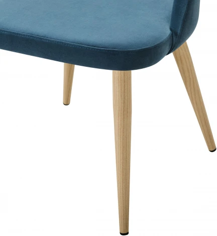 Стул Lars Diag blue/нат.дуб R-Home арт.410120151h_Diagblue_н.дуб